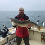 Lake Trout on Searcher Charters, Lake Ontario